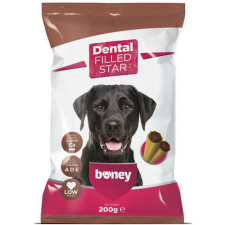  Boney Dental Filled Star - Alacsony zsírtartalmú töltött rudak kutyáknak jutalomfalat kutyáknak
