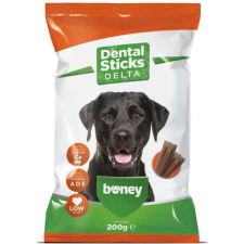Boney Dental Sticks Delta - Alacsony zsírtartalmú rágórudak kutyáknak jutalomfalat kutyáknak