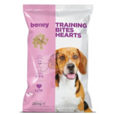 Boney Training Bites Hearts - Szívecske alakú jutalomfalatkák kutyáknak 200g jutalomfalat kutyáknak