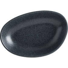 BONNA »Graphite« Tányér ovális, Hossz: 150 mm, Szélesség: 85 mm tányér és evőeszköz