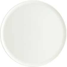BONNA "Iris" lapos tányér, ø: 320 mm, fehér tányér és evőeszköz
