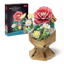 Bonsai 3 dimenziós puzzle - Kamélia puzzle, kirakós