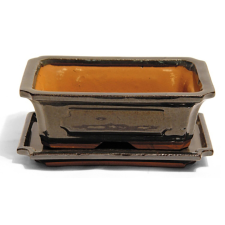  Bonsai cserép - alátét átmérő kb. 20 cm kerti dekoráció