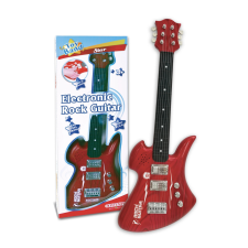 Bontempi piros rock gitár játékhangszer