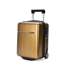 BONTOUR 40x30x20cm bőrönd, WIZZ AIR felvihető kézipoggyász, Antik Arany kézitáska és bőrönd