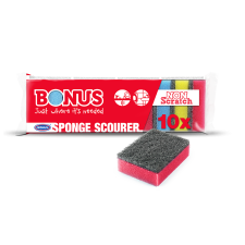 Bonus Bonus mosogatószivacs (8*5*3cm) 10db-os (Karton - 20 csg) tisztító- és takarítószer, higiénia