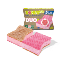  Bonus DUO karcmentes mosogatószivacs 2db-os (Karton - 36 csg) tisztító- és takarítószer, higiénia