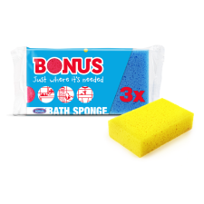 Bonus Fürdőszivacs 3/1 tisztító- és takarítószer, higiénia