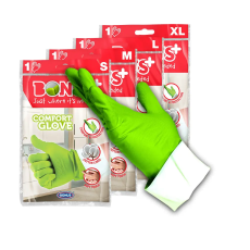 Bonus Gumikesztyű XL háztartási Bonus+ Komfort zöld_B036