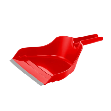 Bonus Handrix kézi szemeteslapát gumiéllel Piros takarító és háztartási eszköz