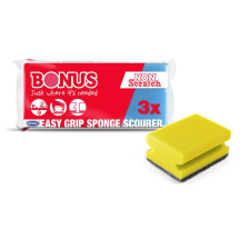  BONUS Mosogatószivacs, 3 db, BONUS tisztító- és takarítószer, higiénia