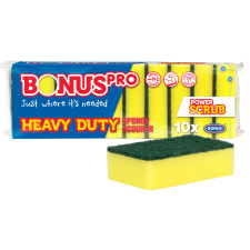 Bonus PRO Heavy Duty HoReCa mosogatószivacs 10db-os tisztító- és takarítószer, higiénia