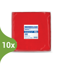 Bonus Pro mikroszálas kendő (32x32) Piros 10db-os (Karton - 5 csg) tisztító- és takarítószer, higiénia