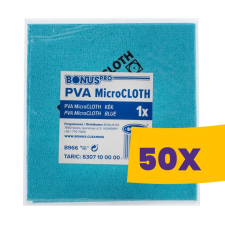 Bonus PRO PVA MicroCLOTH törlőkendő kék (Karton - 50 csomag) takarító és háztartási eszköz