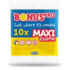 Bonus Törlőkendő, univerzális, 10 db, BONUS Professional Maxi, sárga (KHT895) tisztító- és takarítószer, higiénia