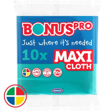  BonusPRO MAXI Általános törlőkendő zöld 10db/csg (20csg/karton) takarító és háztartási eszköz
