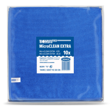  BonusPro MicroClean Extra kendő 40x40cm, 10db/csg (5csg/karton) kék takarító és háztartási eszköz