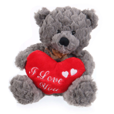 Bootsy - plüss maci szívvel - 28cm plüssfigura