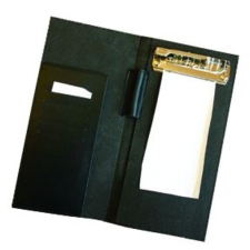  Bőr recepttartó orvosi táskába 14x24,5cm gyógyászati segédeszköz