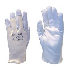 Bőr sofőrkesztyű, fehér 7-es (847) védőkesztyű
