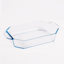 BORCAM hatszögletű hőálló üvegedény fogóval 2.750ml, 361*210*64mm edény