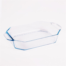 BORCAM hatszögletű hőálló üvegedény fogóval 2.750ml, 361*210*64mm edény