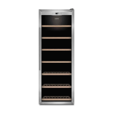  Borhűtő, 300 palack, Caso Germany, WineSafe 300 Smart, fekete borhűtőgép