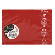 Boríték Clairefontaine Pollen LC/6 szilikonos intenzív piros boríték