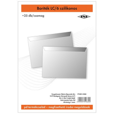 Boríték pd LC/6 szilikonos 114x162 mm 25 db/csomag boríték