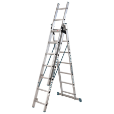 BORMANN Pro LÉTRA 3x7 fok, 4,76m (BHL5080) létra és állvány