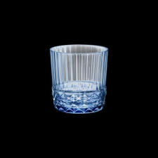Bormioli Rocco America 20s Rocks Sapphire (kék) whiskys pohár, 37 cl, 6 db whisky