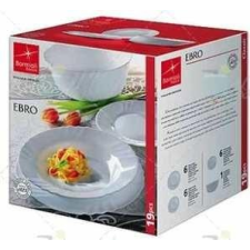 Bormioli Rocco EBRO étkészlet, 19 részes, 202001 tányér és evőeszköz