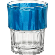 Bormioli Rocco Egymásba rakható pohár, Bormioli Rocco Lyon 200 ml, kék üdítős pohár