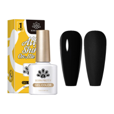 Born Pretty UV/LED gél lakk 10 ml - CG001 Fekete lakk zselé