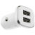 Borofone Autós töltő dupla USB 2.1A, fehér (Bz12W)