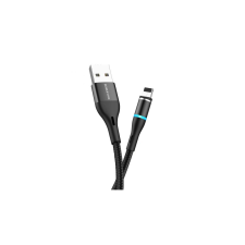 Borofone BU16 USB Type-A apa - Lightning apa Adat és töltő kábel - Fekete (1.2m) kábel és adapter