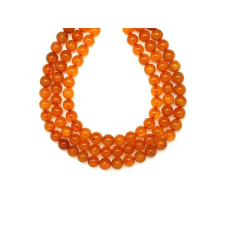  Borostyán nyaklánc sárga golyó 7mm 40cm nyaklánc