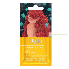 Bőrvilágosító arcmaszk, 8ml - DELIA arcpakolás, arcmaszk