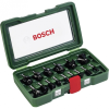 Bosch 15 részes HM maró készlet (8 mm-es szár) (Basic garancia)