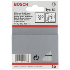 Bosch 1609200367 tűzőgép kapocs 1000db (bosch1609200367) tűzőgép