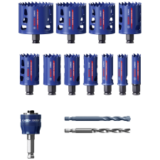 Bosch 2608900448 Expert ToughMaterial Lyukfűrész készlet 20-76mm (14 db / csomag) (2608900448) szerszám kiegészítő