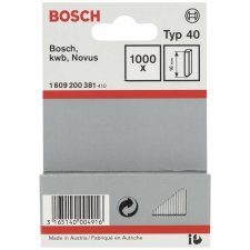 Bosch Accessories 40-es típusú tűzőgép szögek 1000 db 1609200381 (1609200381) tűzőgép
