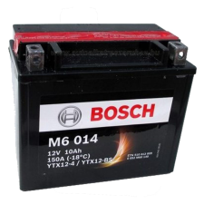 Bosch Bosch - 12v 10ah - AGM motor akkumulátor - bal+ * YTX12-BS egyéb motorkerékpár alkatrész
