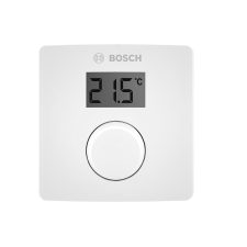 Bosch CR 10 kézi vezérlésű szobatermosztát, LCD kijelzővel fűtésszabályozás