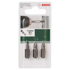 Bosch CSAVAROZÓBIT KÉSZLET 3 RÉSZES HEX/PH/PZ STANDARD barkácsgép tartozék