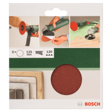 Bosch CSISZOLÓLAP 5DB D:125MM G:120 FÚRÓHOZ/SAROKCSISZOLÓHOZ csiszolókorong és vágókorong