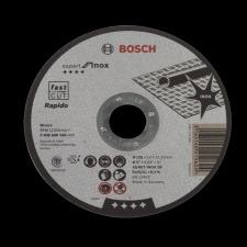 Bosch EGYENES VÁGÓTÁRCSA RAPIDO INOX 125X1,0MM csiszolókorong és vágókorong