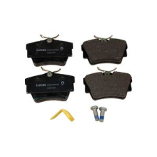 Bosch fékbetét készlet szerelési útmutatóval,csikorgásgátló lemezzel,csavarokkal,low-metallic,94,9mm fékbetét