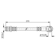 Bosch fékcső BOSCH 1 987 481 094 autóalkatrész