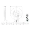 Bosch féktárcsa 0 986 479 H51